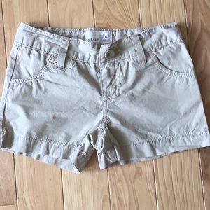 Old Navy khaki shorts - size 6